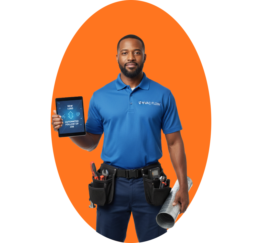HVAC lead follow-up automation workflow